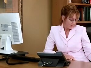 Samantha Stone Office Masturbation