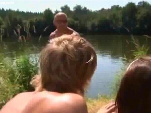 Bisexuelle am See, bisexuelle Action macht jederzeit und überall