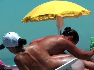 Heiße frische Tussi am Strand, sehr heißer Voyeur-Jäger. Heiße