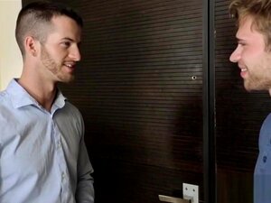 Twink-Buff-Hunk mit Barebacks, Quentin Gainz, Dalton Briggs