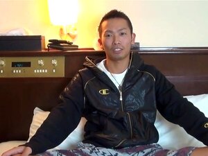 Japansk twink runker kuk, japansk twink runker kuken solo og kommer