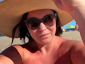 BLOWJOB am ÖFFENTLICHEN STRAND, GESICHTSBESAMUNG Cap d'Agde