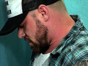 Spierbeer pijpbeurt met gezichtszaad