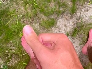 Врући човек, потпуно гол у Јавности,