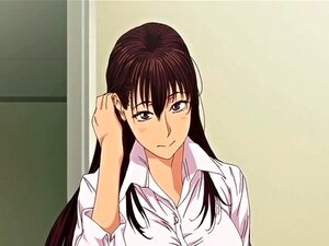 Schlampige Hentai-Babe wird in einem Dreier gefickt