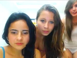 Lesbische Süße hausgemachte heiße Show