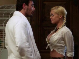 Die vollbusige Jesse Jane lutscht und fickt in Nahaufnahme