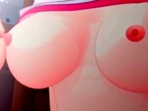 Frisches 3D-Paar kommt rein. Frisches 3D-Anime-Paar legt los und