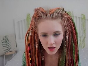 Stiefschwester mit Dreadlocks lutschte und gab sich ⧸