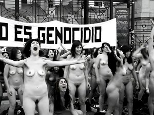 Nackte frauen in argentinien in der gruppe