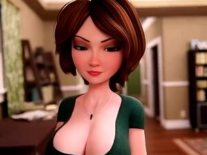 Zwei 3d-cartoon-Süssen sind bereit für Ihr Bad