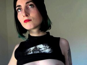 Kleine deutsche Punk-Süße beim Gonzo-Casting verführt