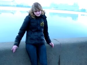 Zondige blonde floosy carolina is geneukt voor uren