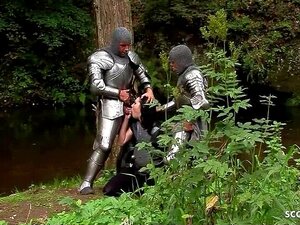 MITTELALTER-PARODIE ANAL DP DREIER-FICK FÜR SÜSSE PETRA