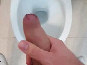 Öffentliche Badezimmer-Masturbation