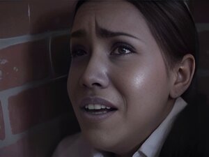 Alina Lopez bricht in Tränen aus und wird von ihrem Lehrer gefickt.