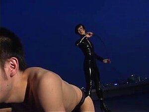 Orientalische Femdom-Auspeitschung, Orientalisch, Leder,