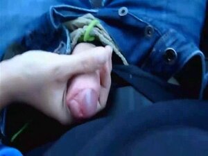 Une bombe se branle une bite en conduisant