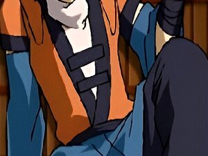 Stoute homo anime jongen krijgt zijn kont volgespoten met sperma