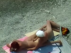 Strandschwanz lutschen Voyeur-Video