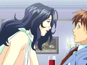 Busige MILF verführt einen jüngeren Typen und schluckt seine Ladung