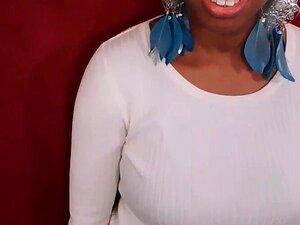 Бели очух POV црна слаткица секс робот