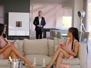 Fantastischer Dreier mit der schönen Harley Dean