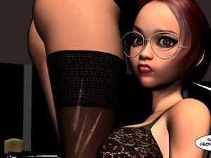 Dyk ner i den syndiga världen av 3D-hentai-serier, där begär blir