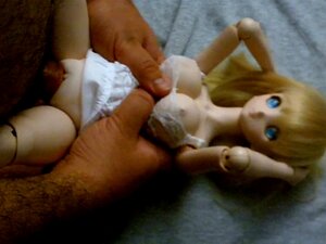 Blonde süße Anime Dollfie Onahole Puppenfick