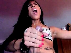 Tranny Cam Cumshot Compilation