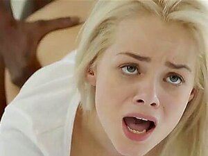 Erster BBC für das zierliche Mädchen Elsa Jean - XXX-Video von