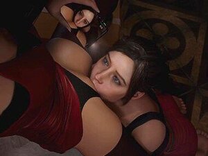 Futa und Lesben Geile Pornoanimationen! 3D-Videospiel-Sex