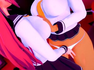 CG Anime: HINREISSENDER LESBO-SEX (Das Testament der Stiefschwester,