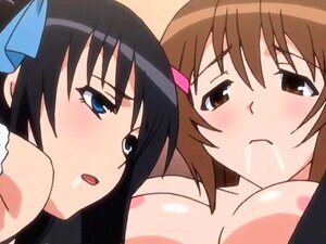 Hentai-Süßen verwöhnen den Schwanz. Hentai-Süßen erfreuen den