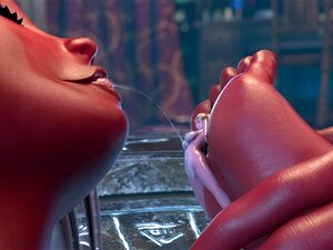 Devil's Cookie - Ending III (Giantess, Futanari, Insertion, Oral Vore,