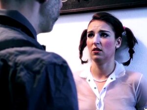 Sinless Duits cutie gets tied en dominated